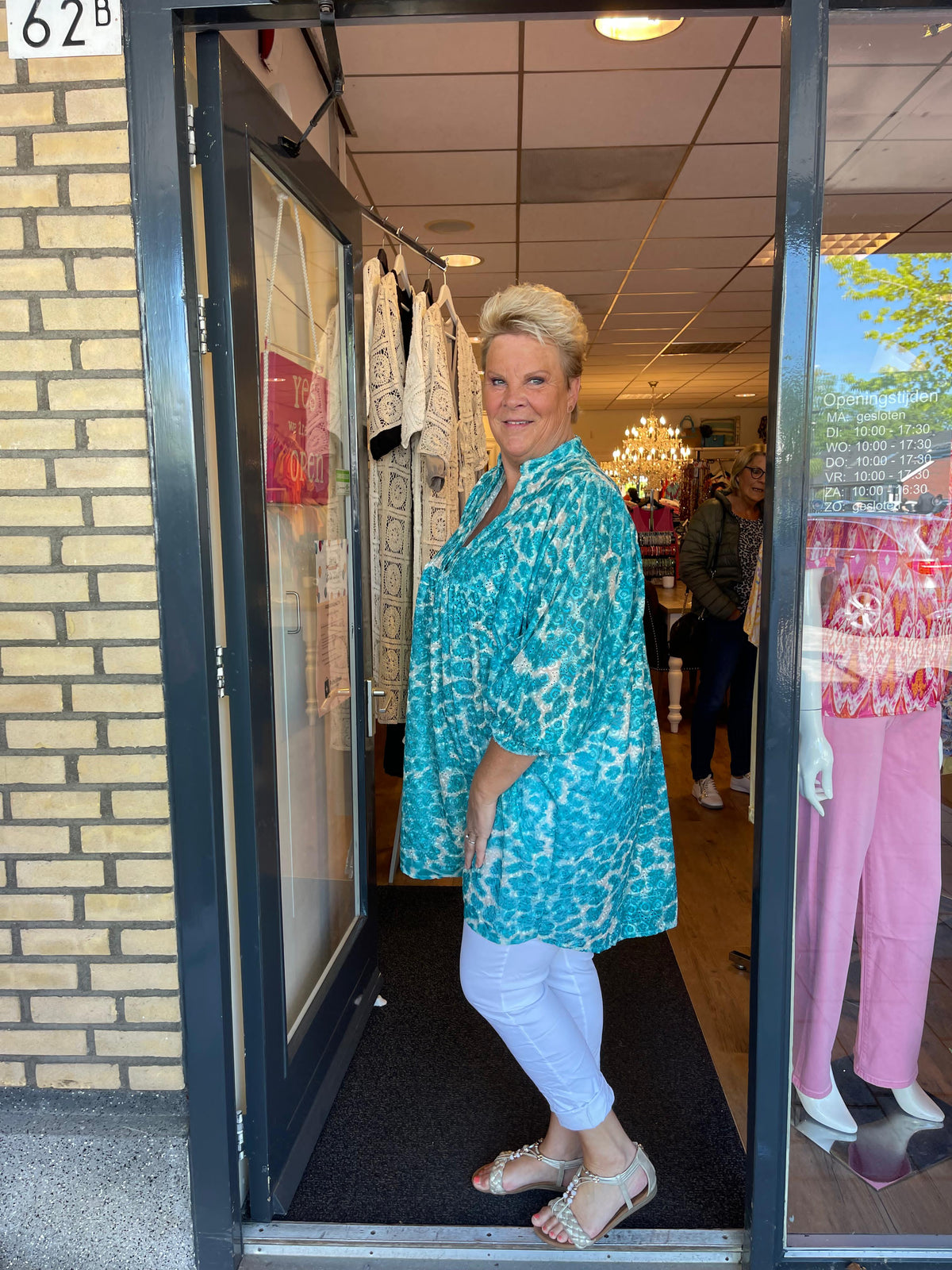 Tuniek panter shine aqua