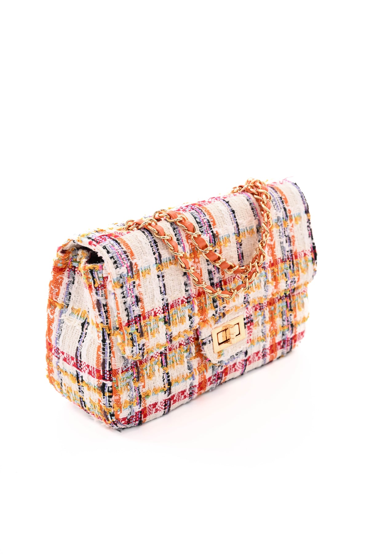 Kleine tas ruffles oranje