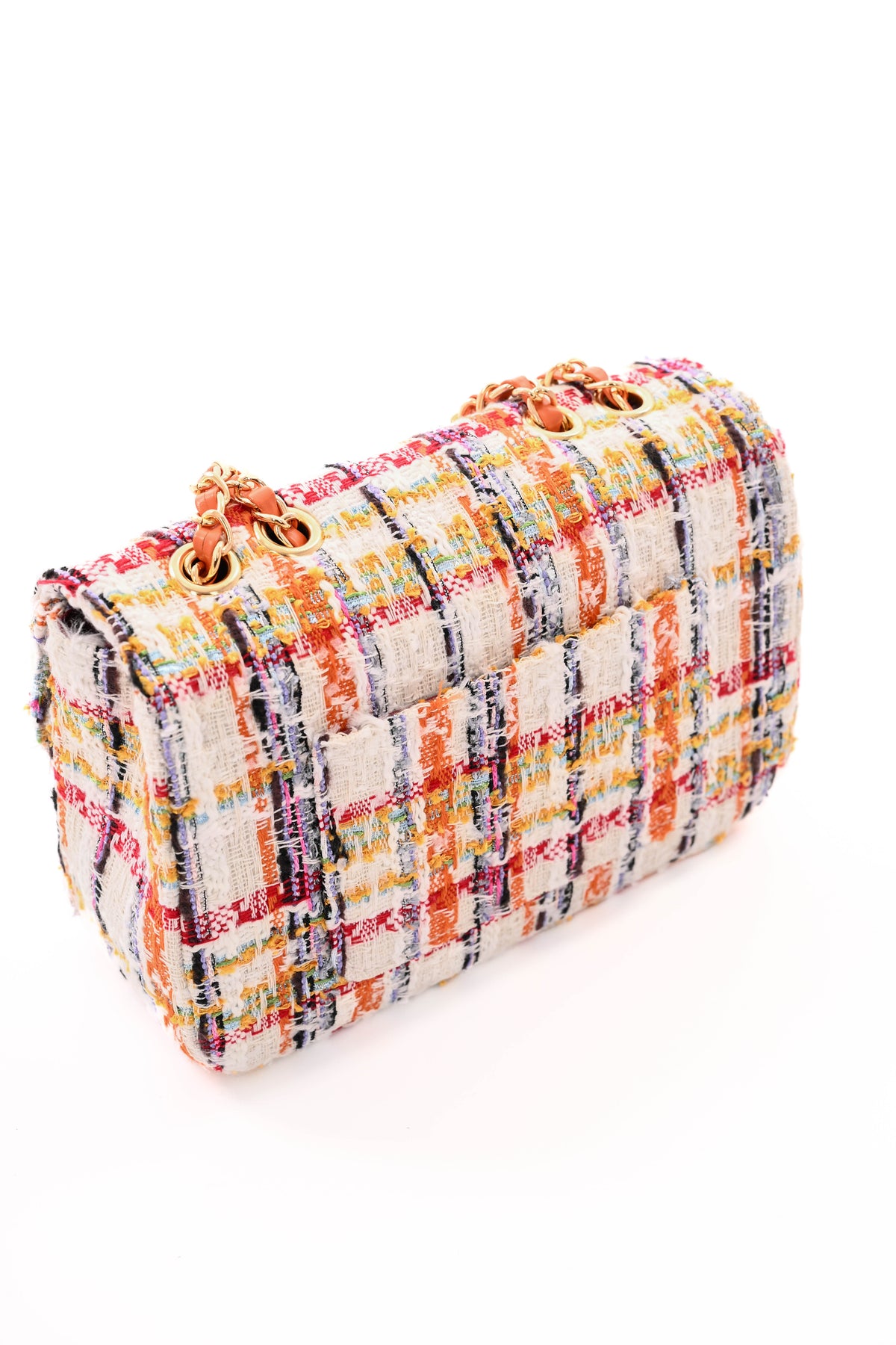 Kleine tas ruffles oranje