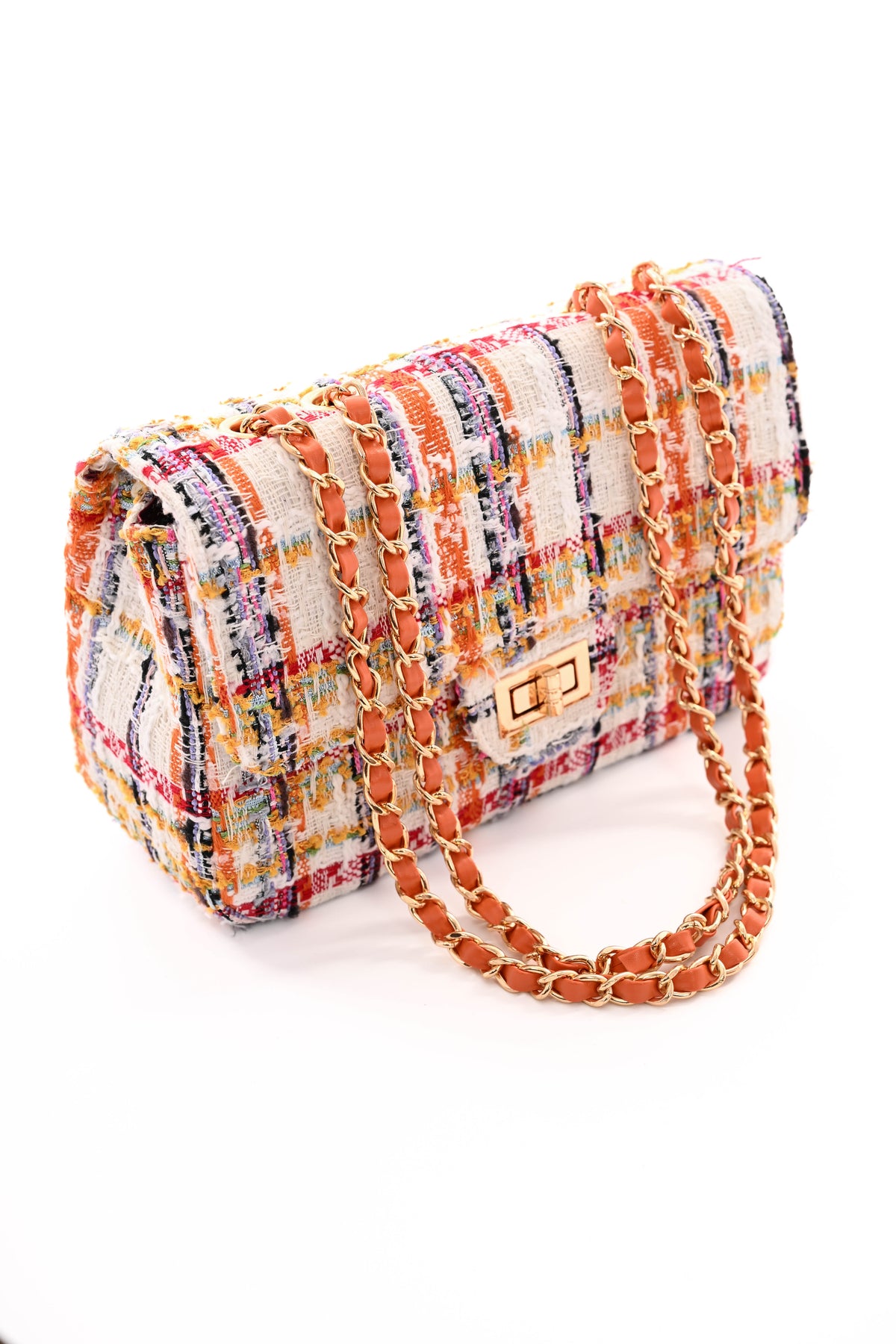 Kleine tas ruffles oranje