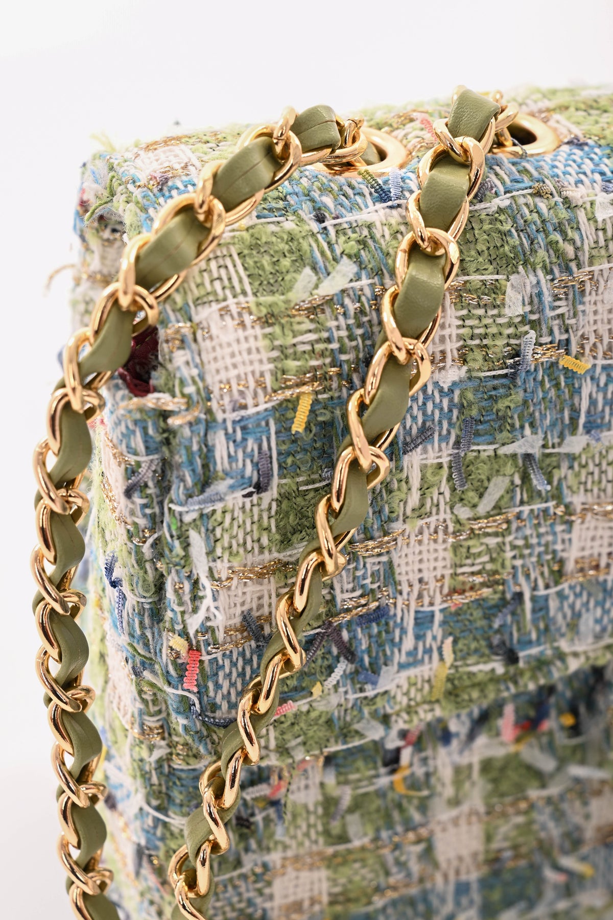 Kleine tas ruffles groen