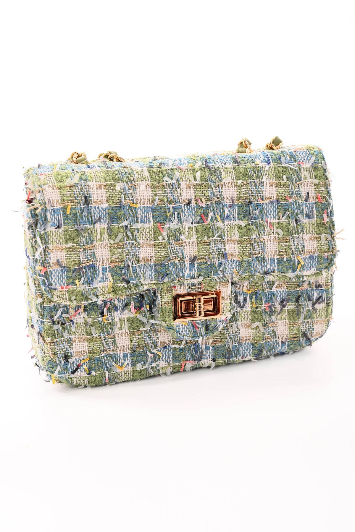 Kleine tas ruffles groen