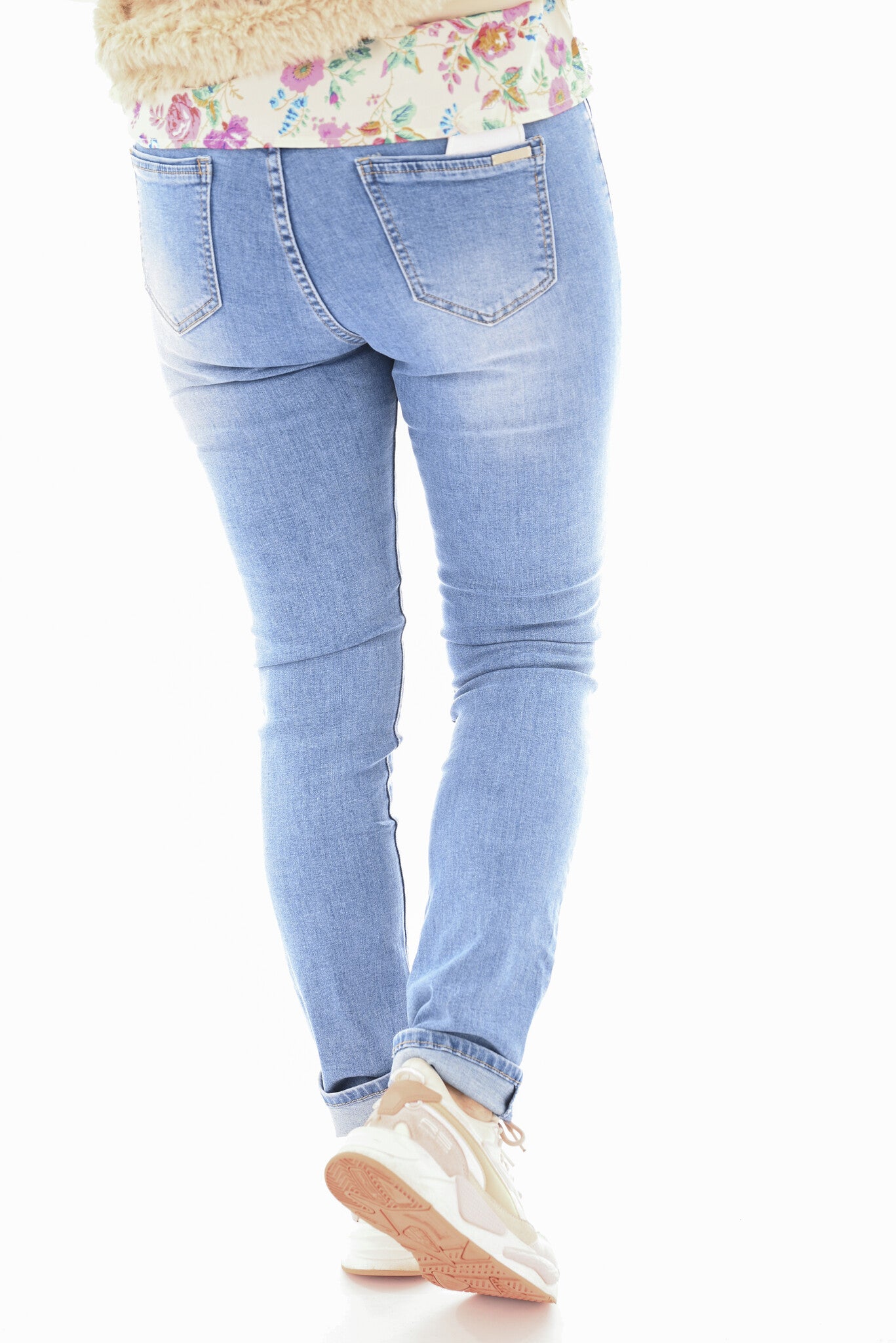 BBS jeans magic waist skinny blauw